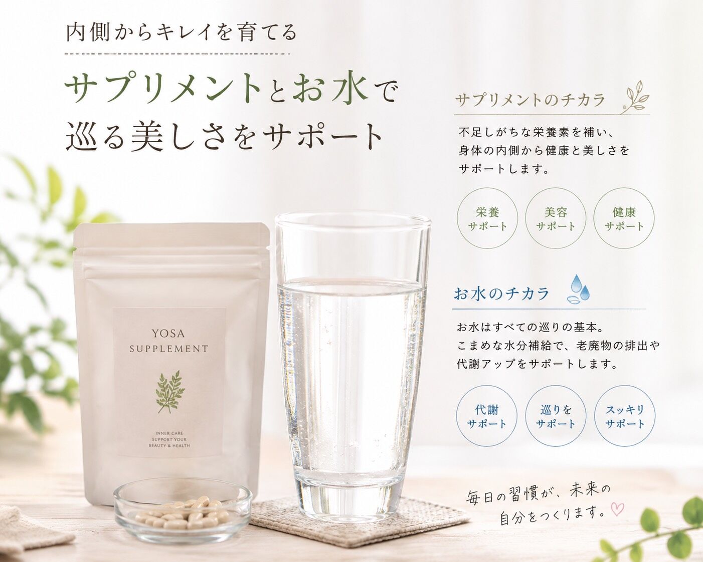 何をいつ飲むのが正解？キレイを引き出す美容サプリの選び方＆飲み方
